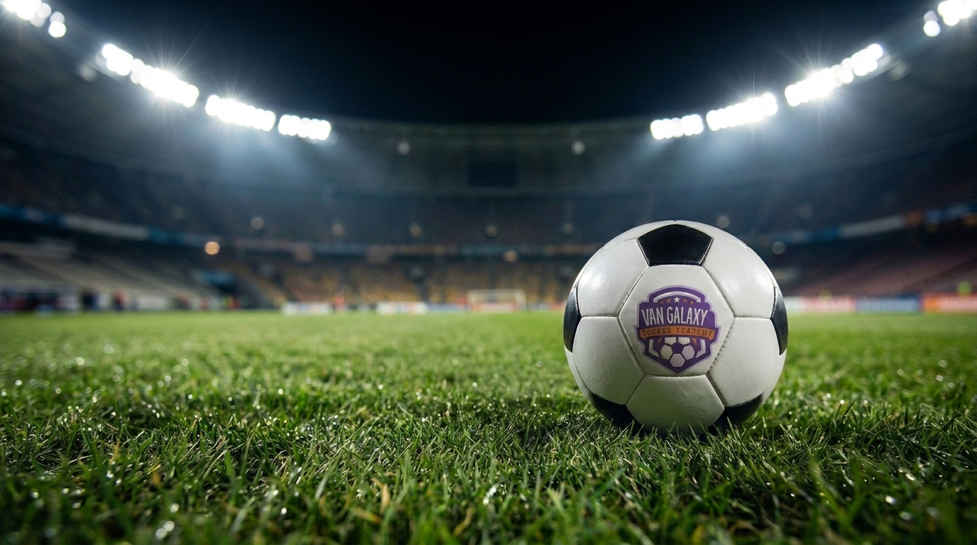 Van Galaxy ball with stadium lights